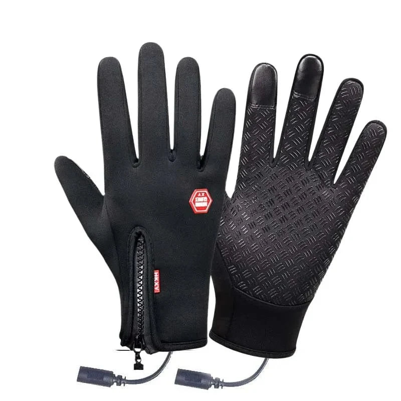 Heated Winter Gloves Touchscreen Non-Slip Grip