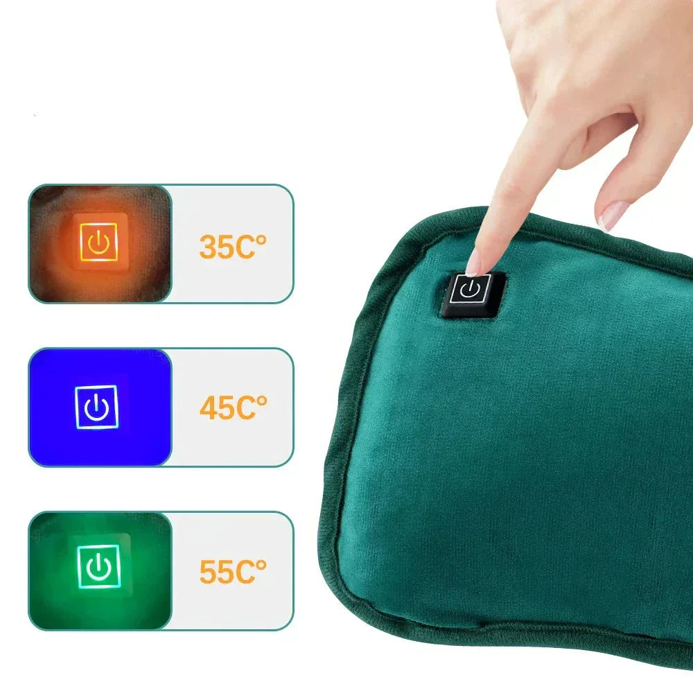 Heating Pad Plush Cordless USB Rechargeable