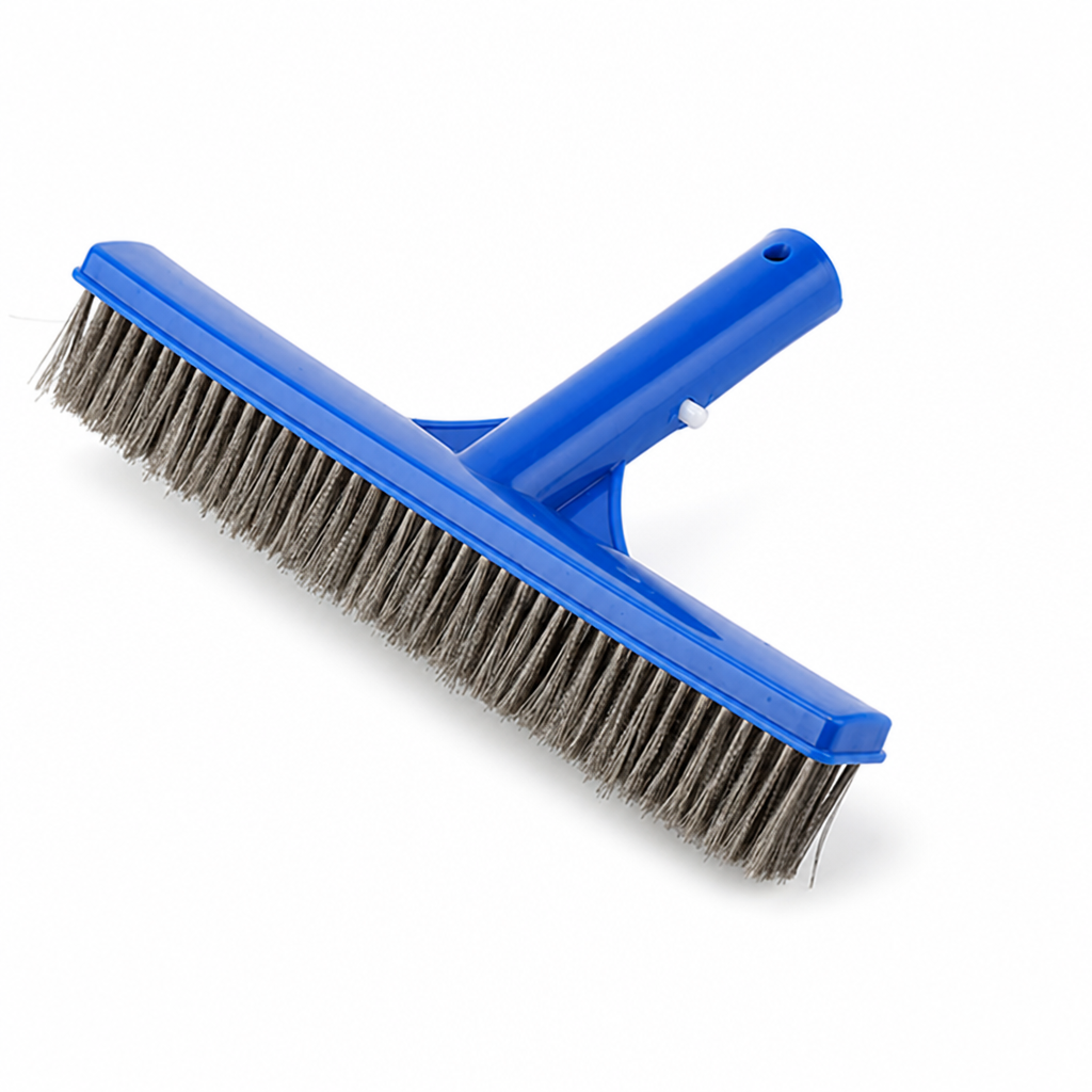 Heavy-Duty Steel Bristle Pool Brush (Telescopic Compatible)