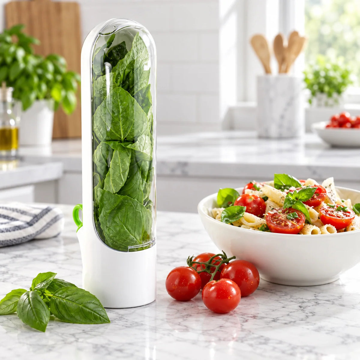 Herb Keeper Fresh Herb Storage Organizer