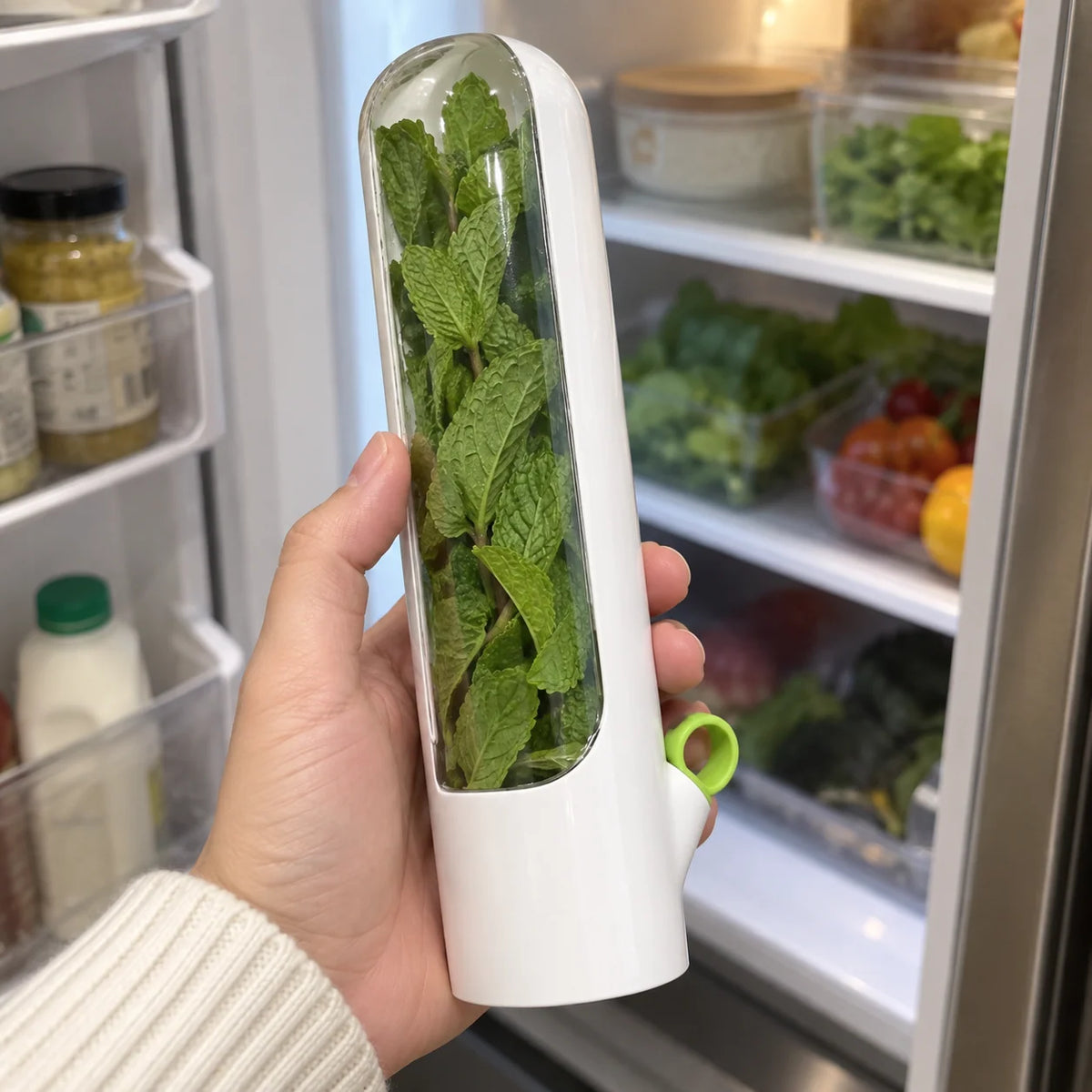 Herb Keeper Fresh Herb Storage Organizer