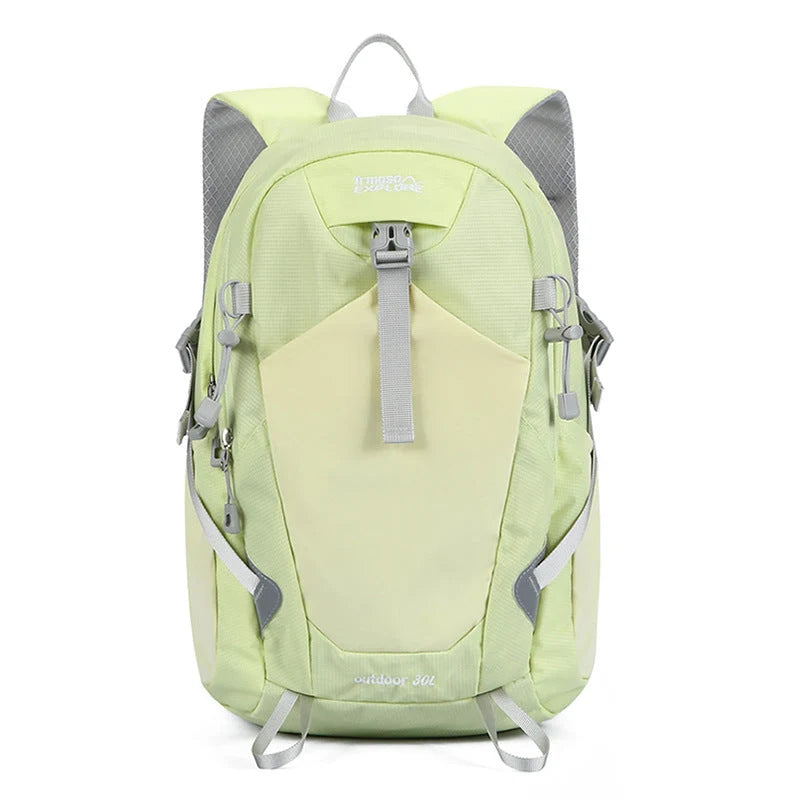 Hiking Backpack Padded Straps & Ventilated Back Moisture-Resistant Fabric
