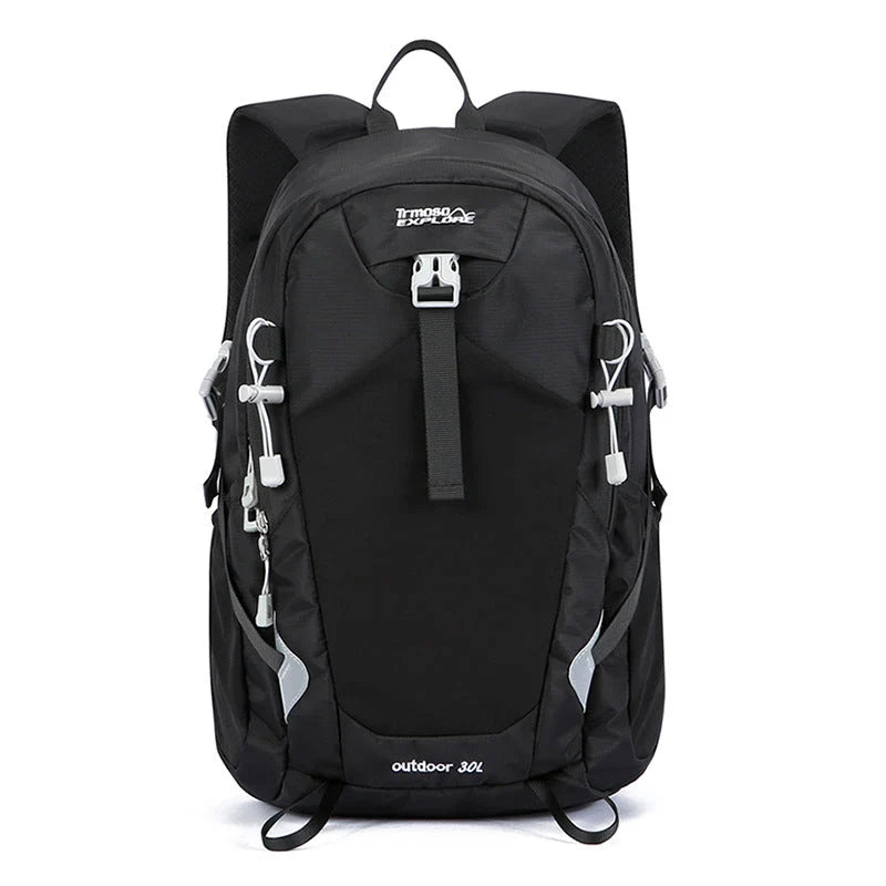 Hiking Backpack Padded Straps & Ventilated Back Moisture-Resistant Fabric