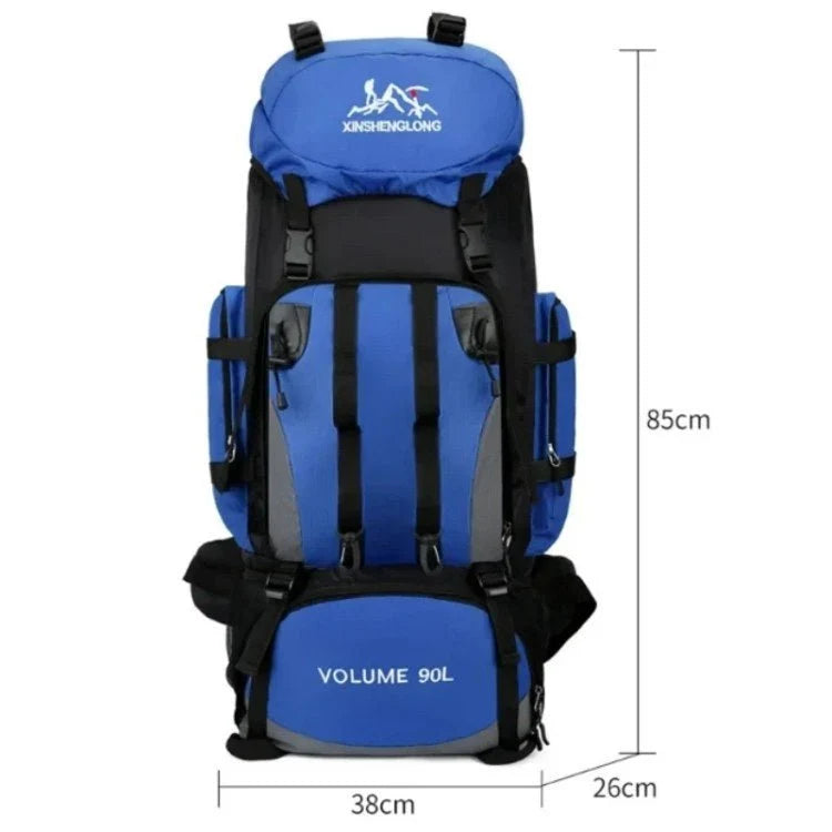 Hiking Backpack Water-Resistant Lightweight 23.8-Gallon Capacity