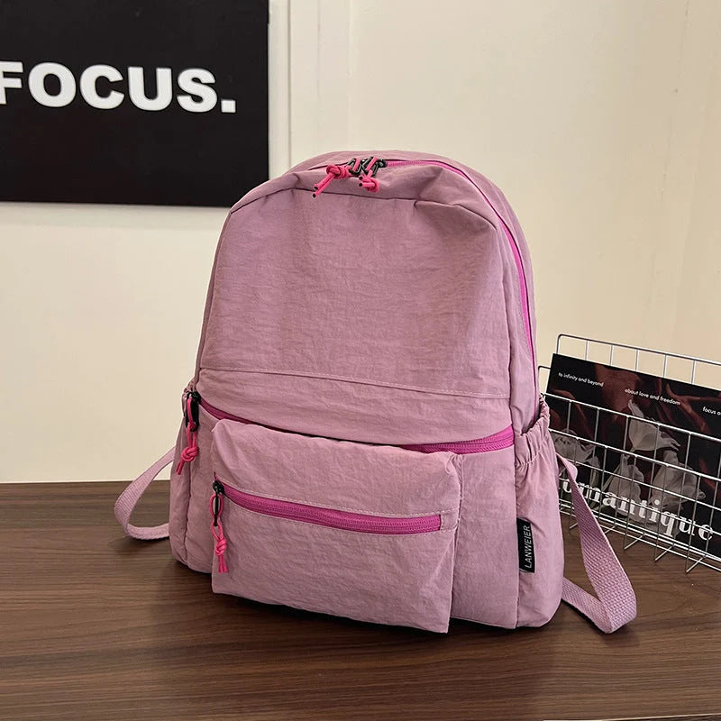 Hiking Backpack Water-Resistant Padded & Adjustable Straps Multiple Compartments