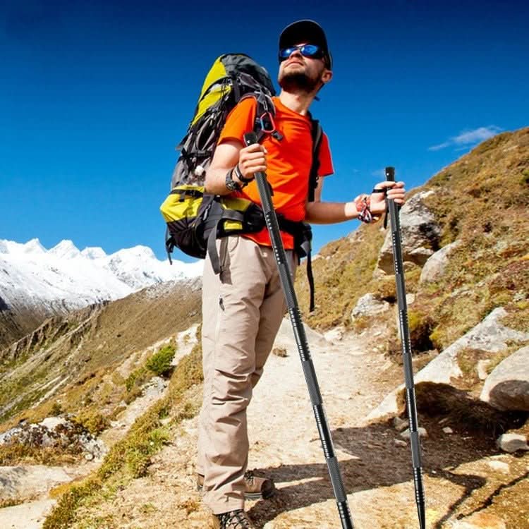 Hiking Pole Integrated Multitool Foldable Design