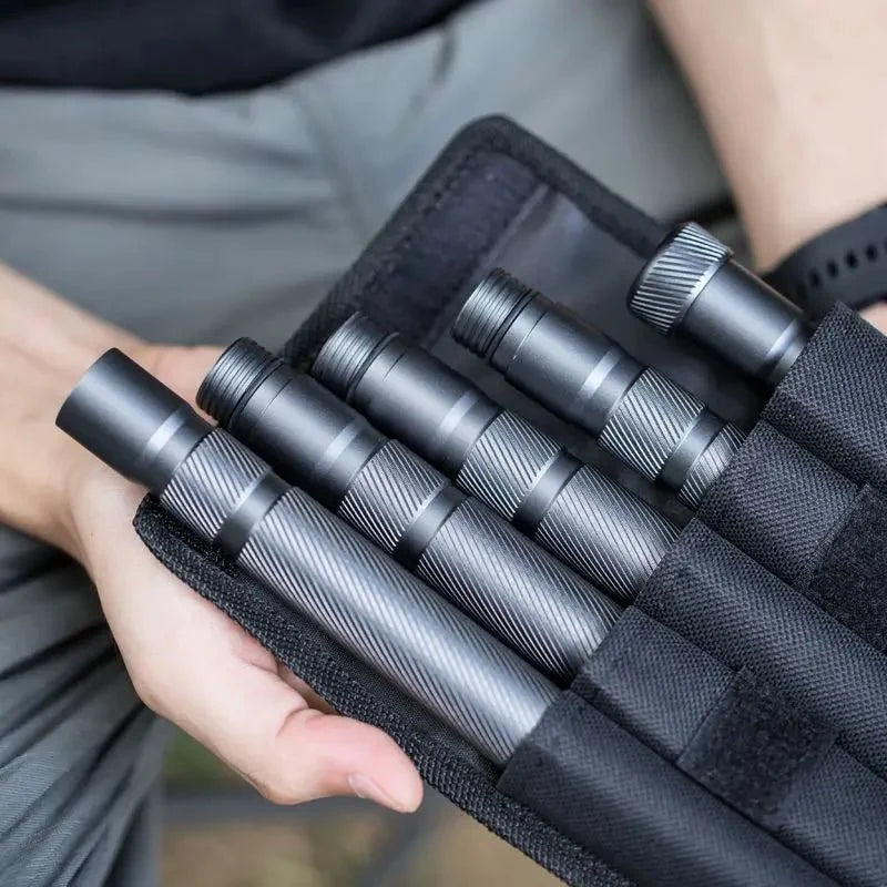 Hiking Pole Integrated Multitool Foldable Design
