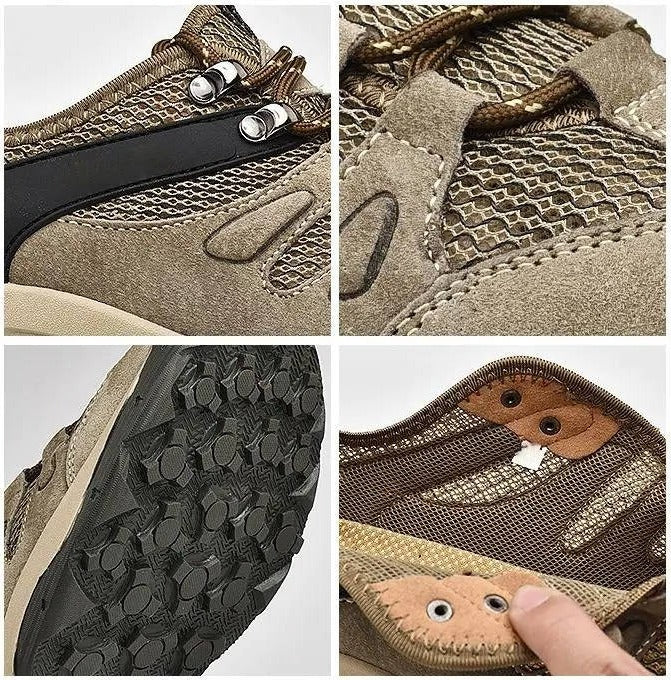 Hiking Shoes Waterproof Breathable All-Terrain Traction