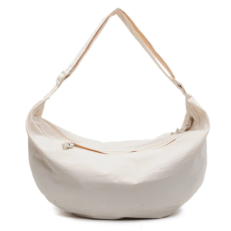 Hobo Bag Soft Lightweight Fabric Adjustable Strap & Spacious Interior