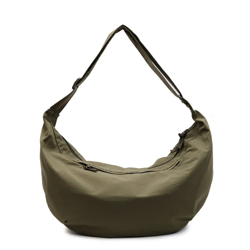 Hobo Bag Soft Lightweight Fabric Adjustable Strap & Spacious Interior