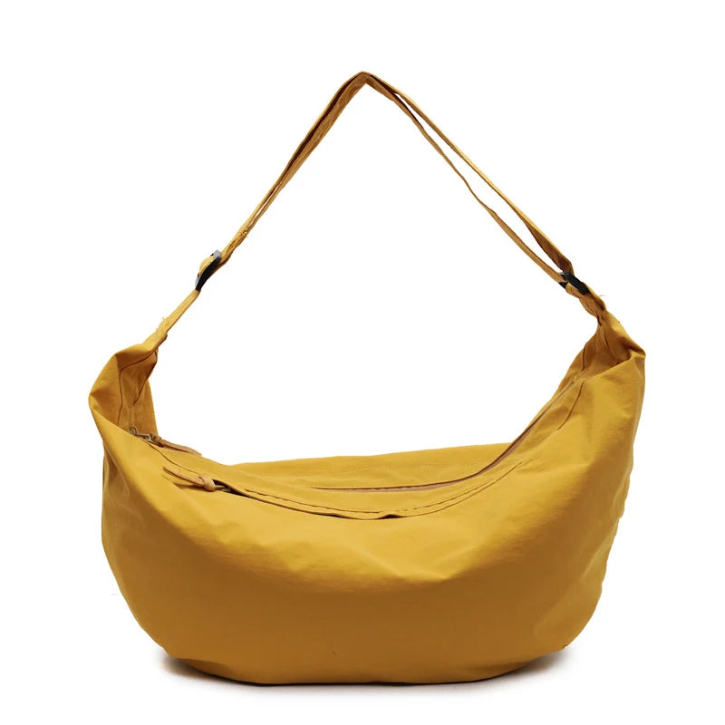 Hobo Bag Soft Lightweight Fabric Adjustable Strap & Spacious Interior