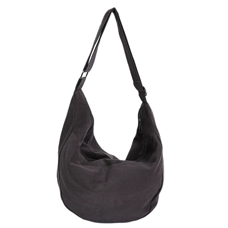 Hobo Bag Spacious Interior Adjustable Strap Zipper Closure