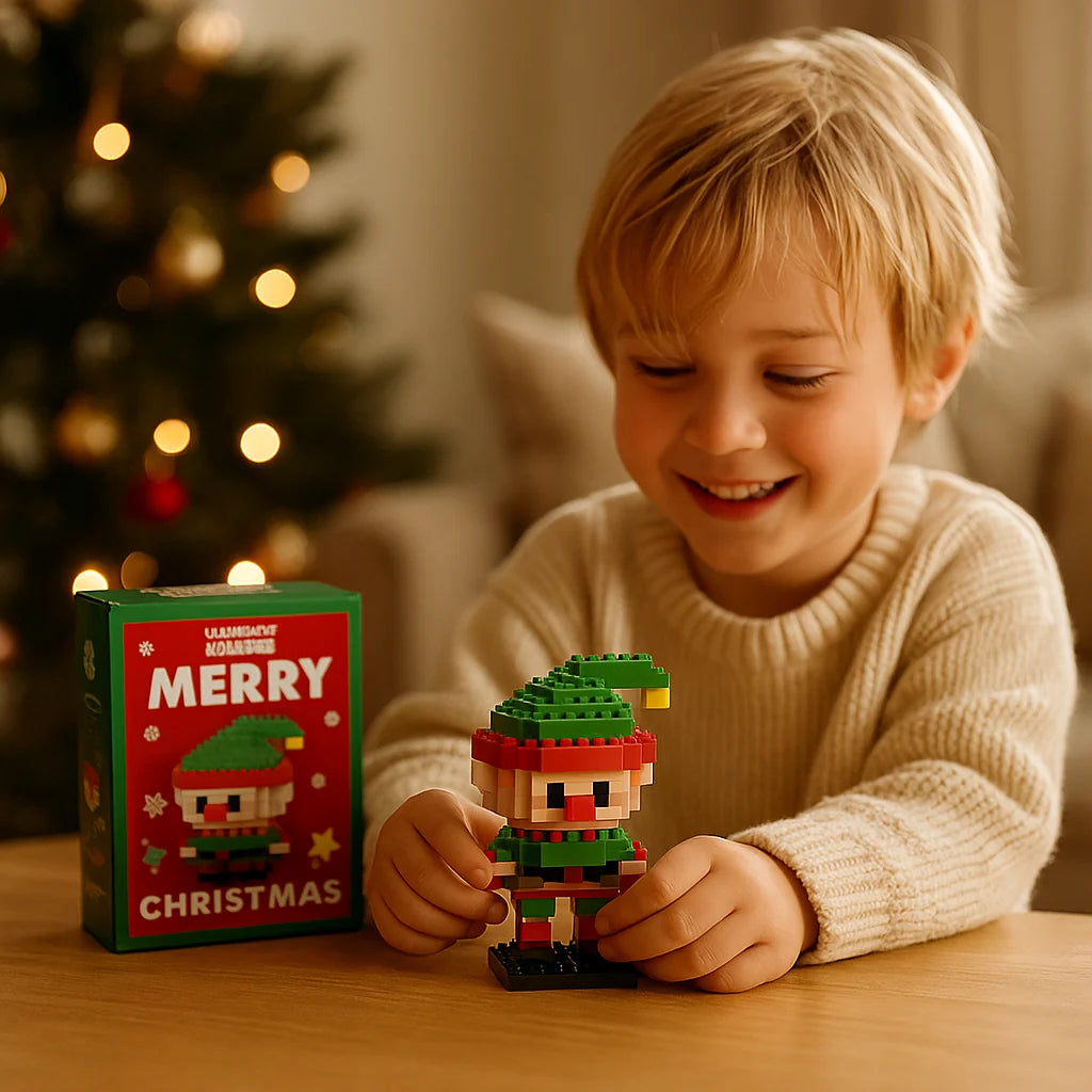 Holiday Block Set Interlocking Reusable Colorful