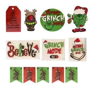 Holiday Decorative Charms Festive Lightweight Easy-To-Hang