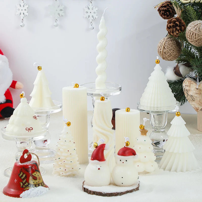 Holiday Ornament Candle Hand-Poured Soy Wax Hanging Loop