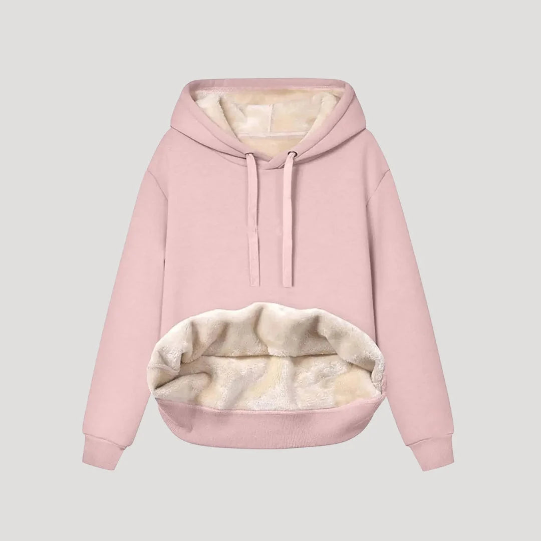 Hoodie Fleece-Lined Oversized Fit Kangaroo Pocket