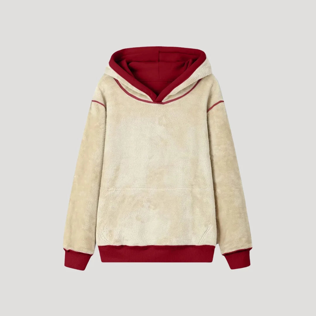 Hoodie Fleece-Lined Oversized Fit Kangaroo Pocket