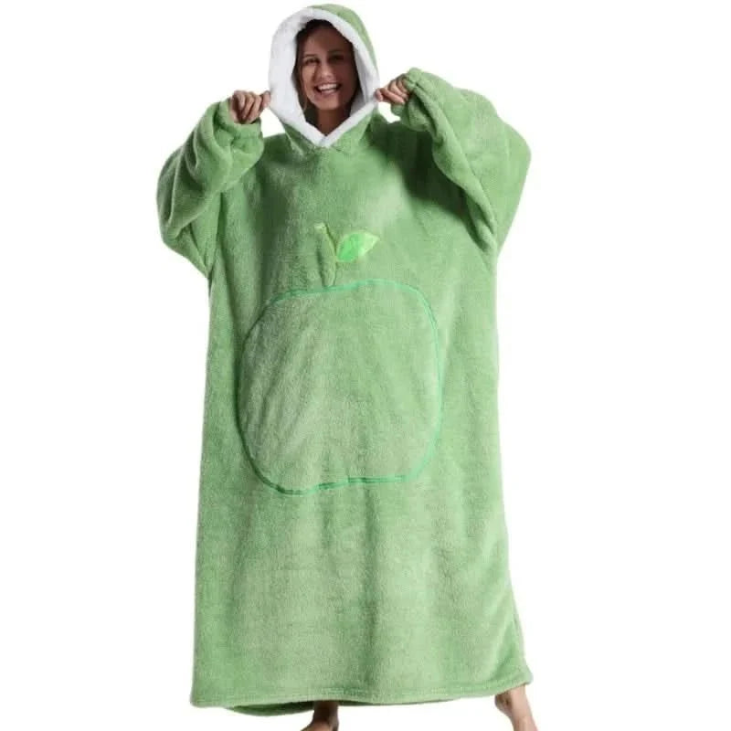 Hoodie Oversized Fleece Hood & Kangaroo Pocket