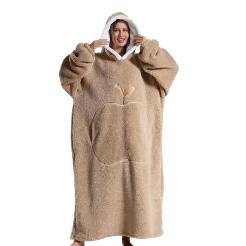 Hoodie Oversized Fleece Hood & Kangaroo Pocket
