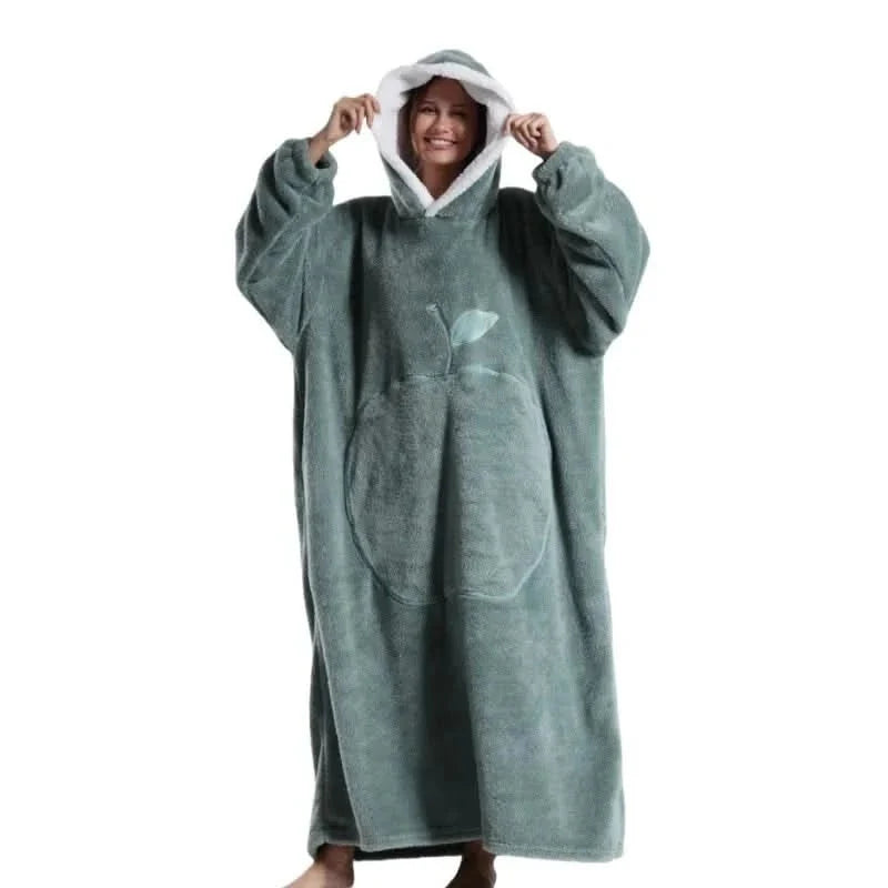 Hoodie Oversized Fleece Hood & Kangaroo Pocket