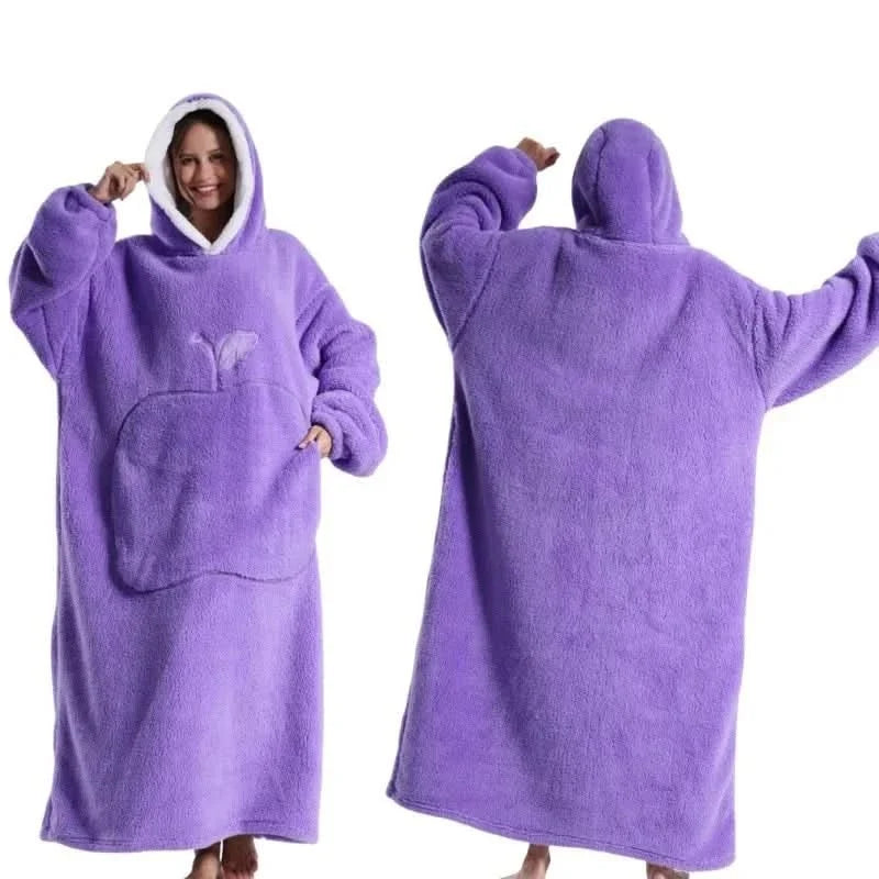 Hoodie Oversized Fleece Hood & Kangaroo Pocket