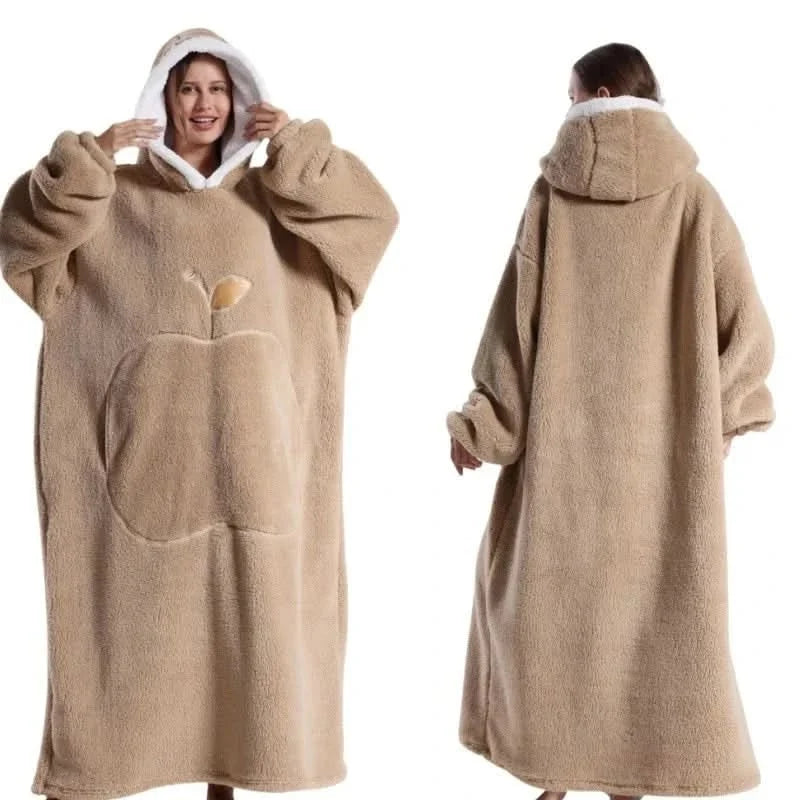 Hoodie Oversized Fleece Hood & Kangaroo Pocket