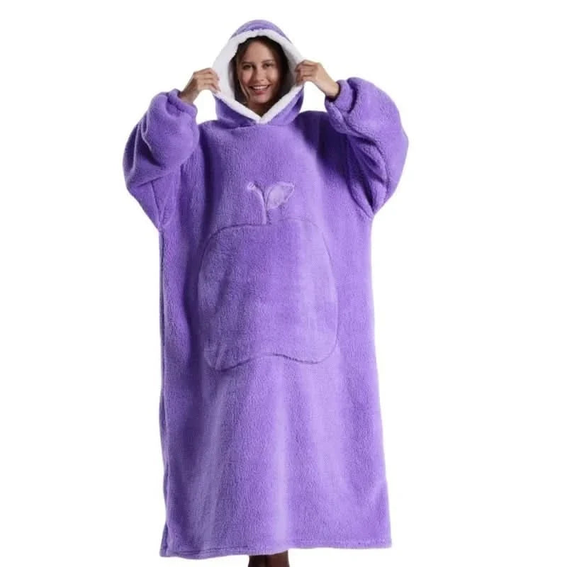 Hoodie Oversized Fleece Hood & Kangaroo Pocket