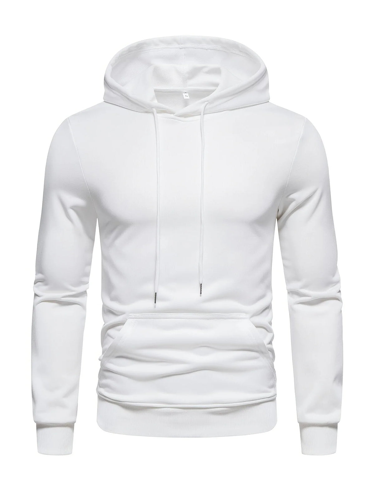 Hoodie Polyester Knit Adjustable Drawstring Hood Stretch Fit