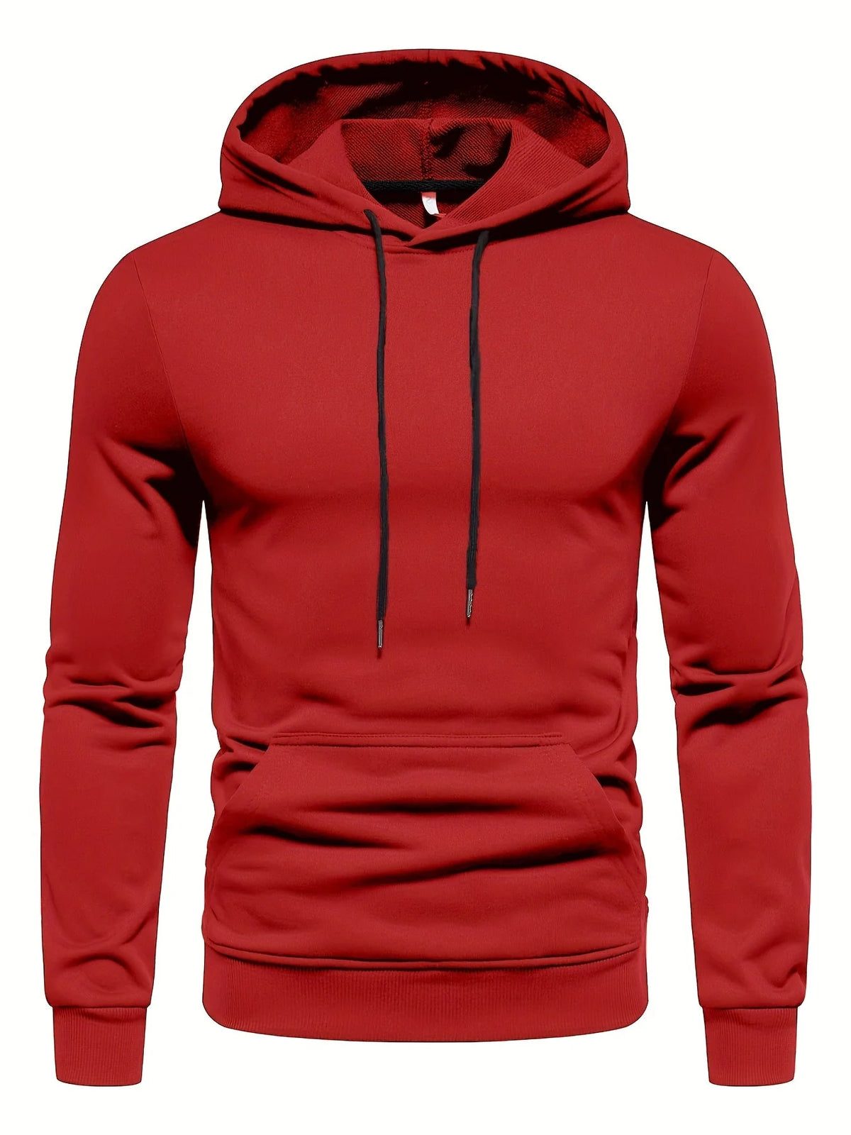 Hoodie Polyester Knit Adjustable Drawstring Hood Stretch Fit