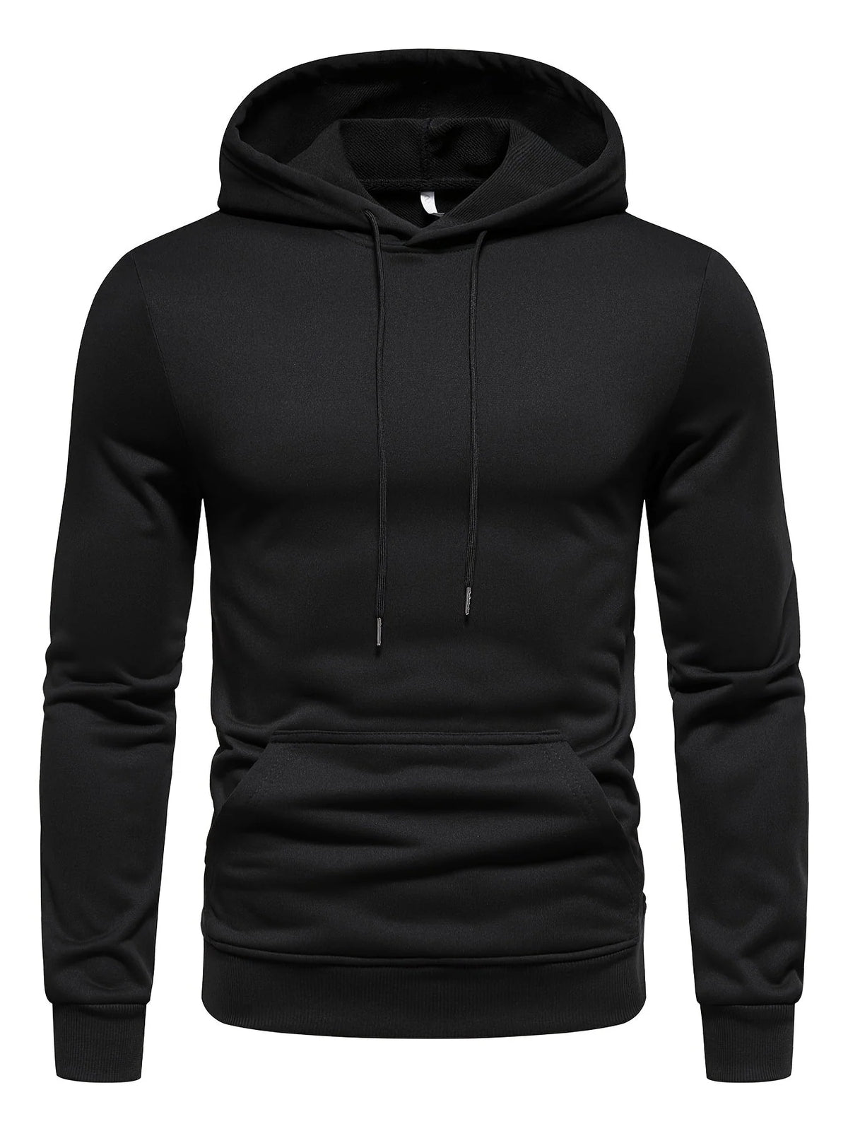 Hoodie Polyester Knit Adjustable Drawstring Hood Stretch Fit