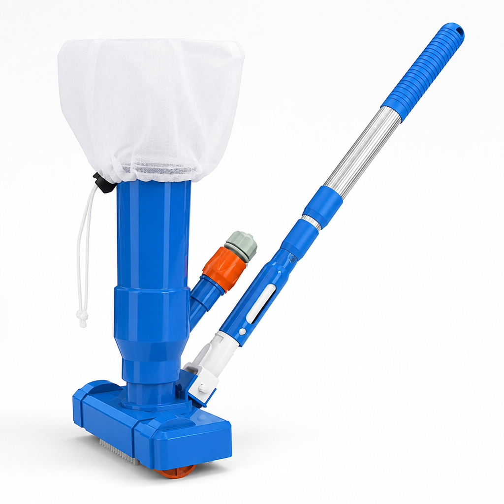 Hose-Powered Aluminum Telescoping Pool Vacuum