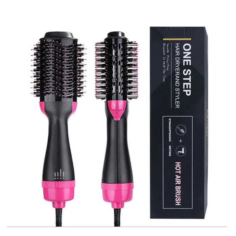 Hot Air Brush 3-in-1 Ionic Frizz Control Lightweight Ergonomic Grip