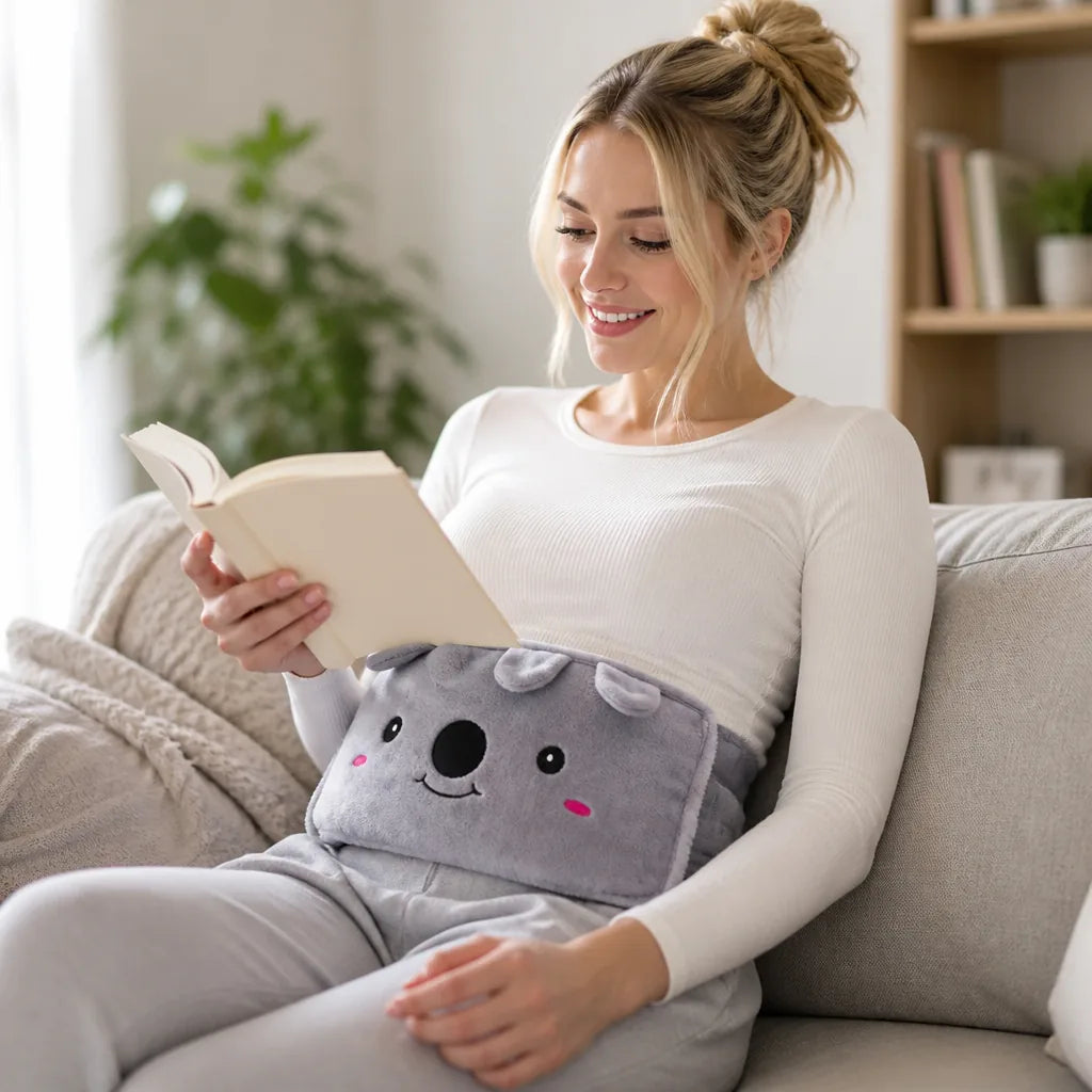 Hot Water Bottle Belt Hands-Free Adjustable Includes Bottle