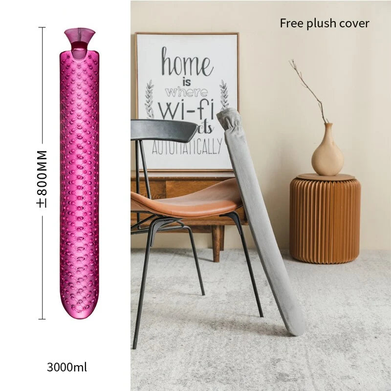 Hot Water Bottle Extra-Long Soft Insulating Cover
