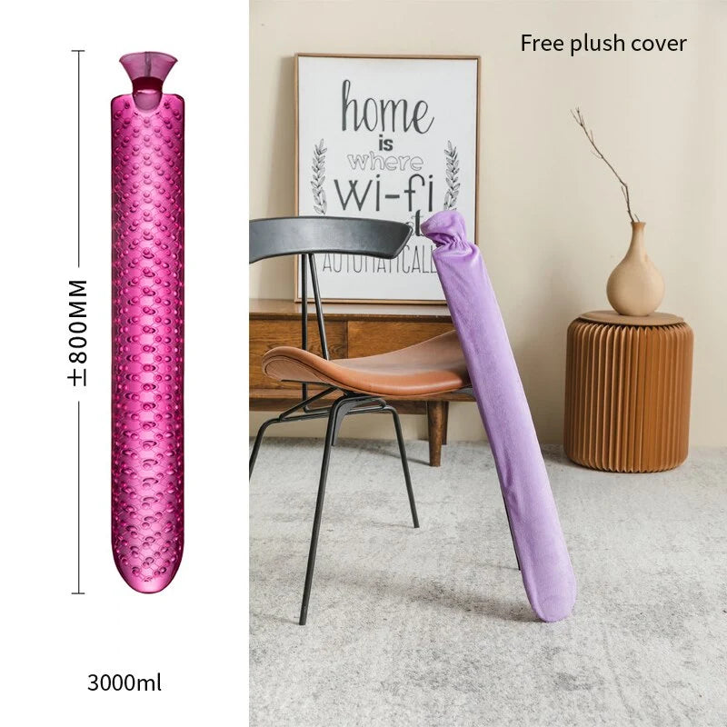 Hot Water Bottle Extra-Long Soft Insulating Cover