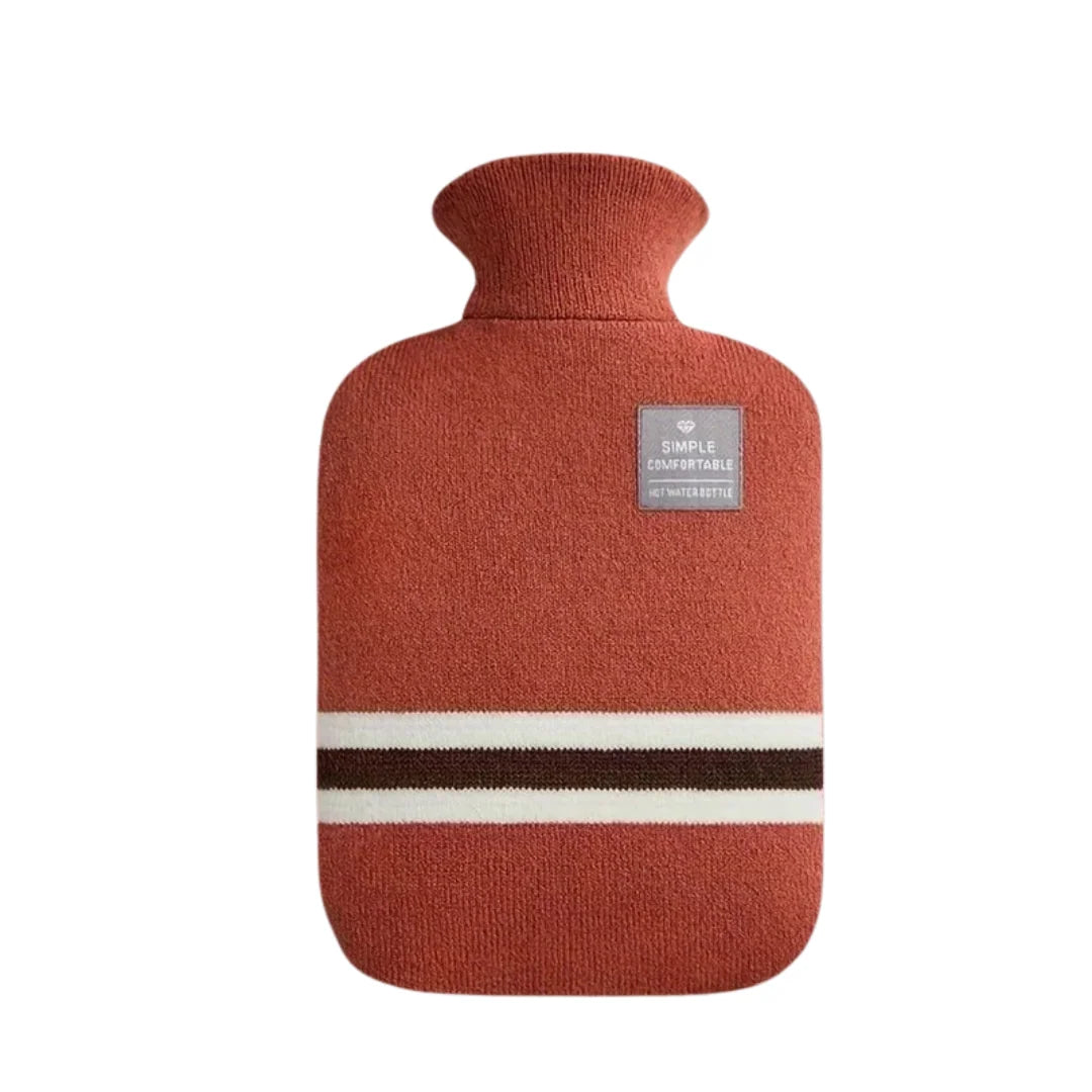 Hot Water Bottle Knitted Cover 8-Hour Warmth