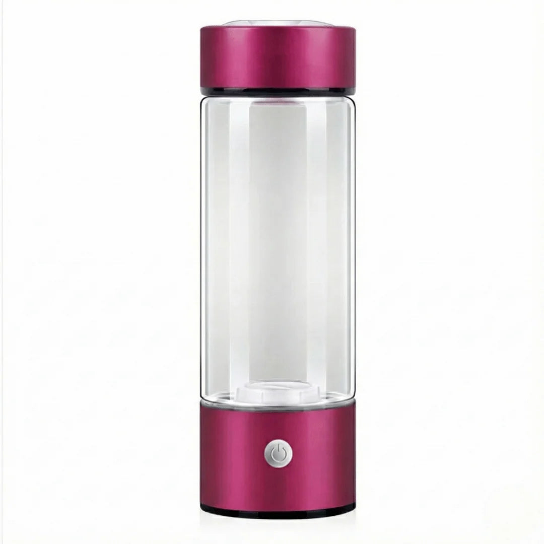 Hydrogen Water Bottle Electrolysis Rechargeable 500ml BPA-Free