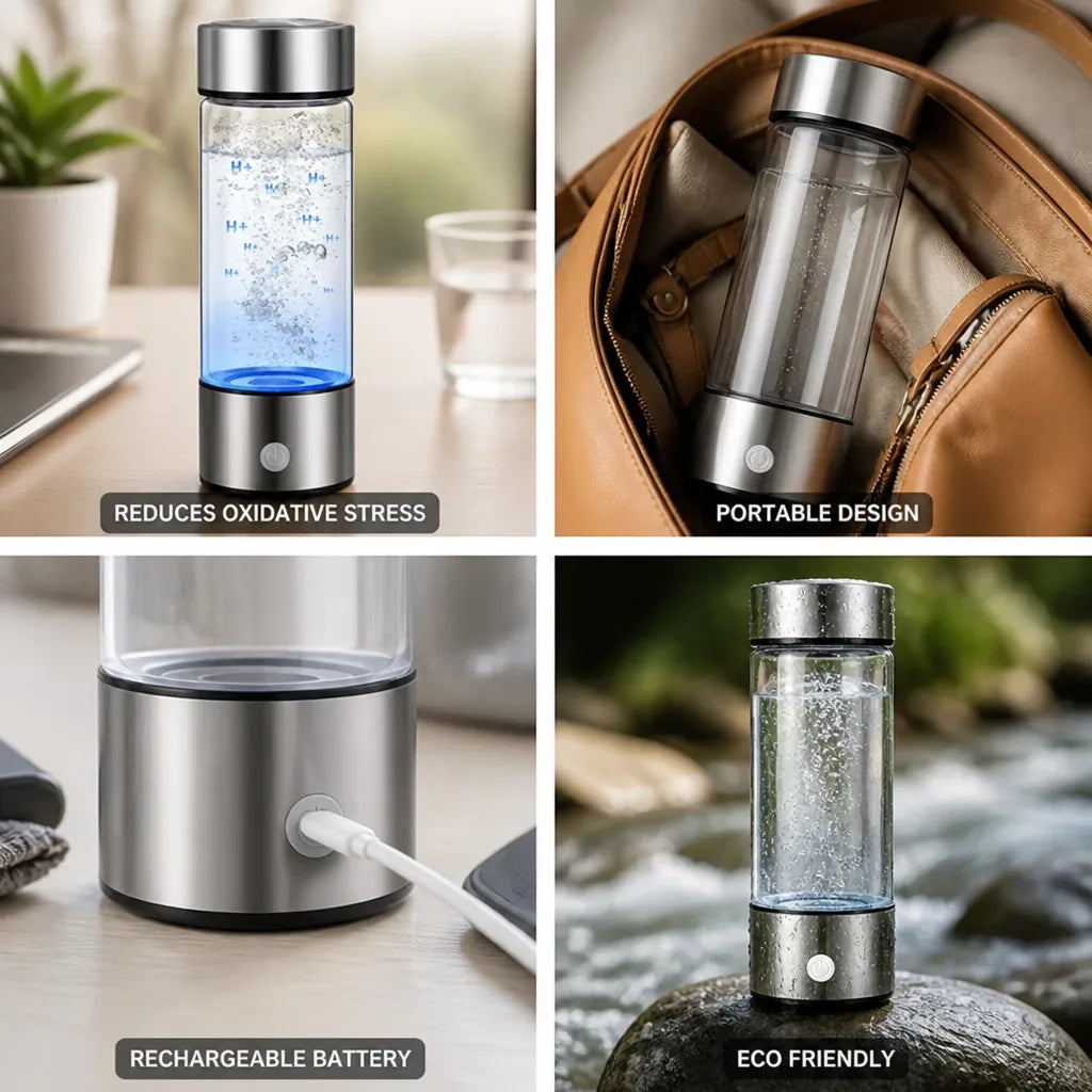Hydrogen Water Ionizer Portable Rechargeable