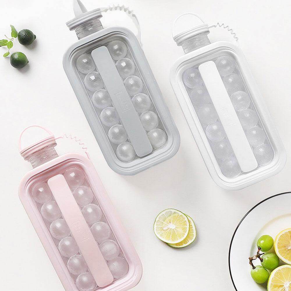 Ice Mold Pitcher Portable 17-Piece Ice Tray
