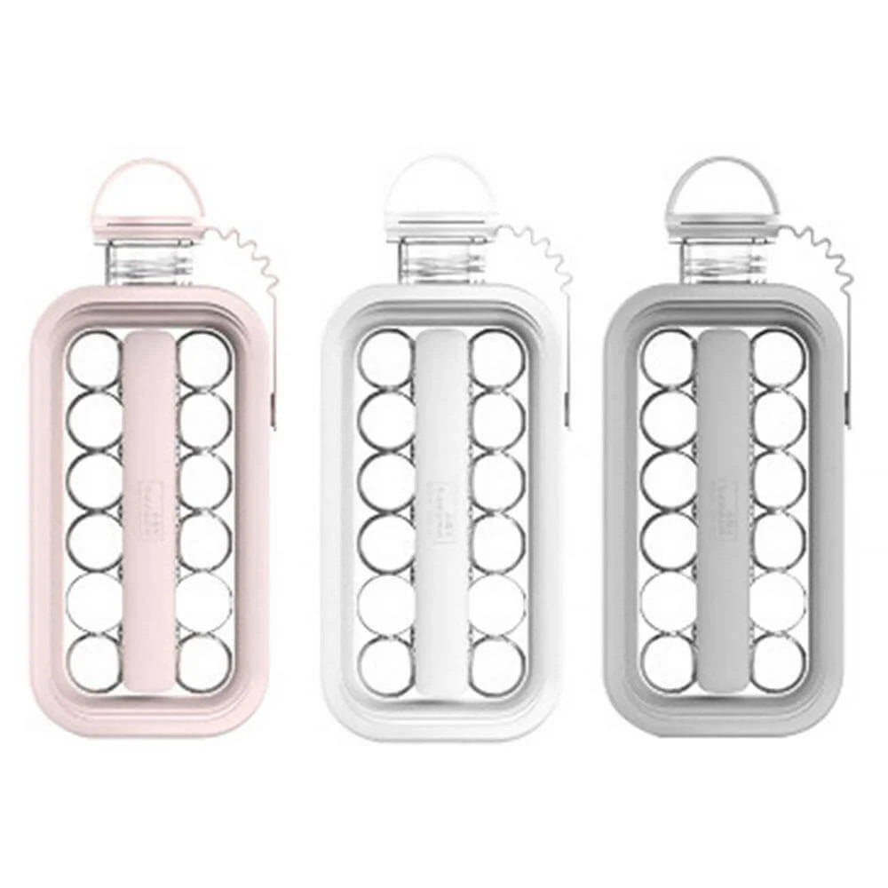 Ice Mold Pitcher Portable 17-Piece Ice Tray