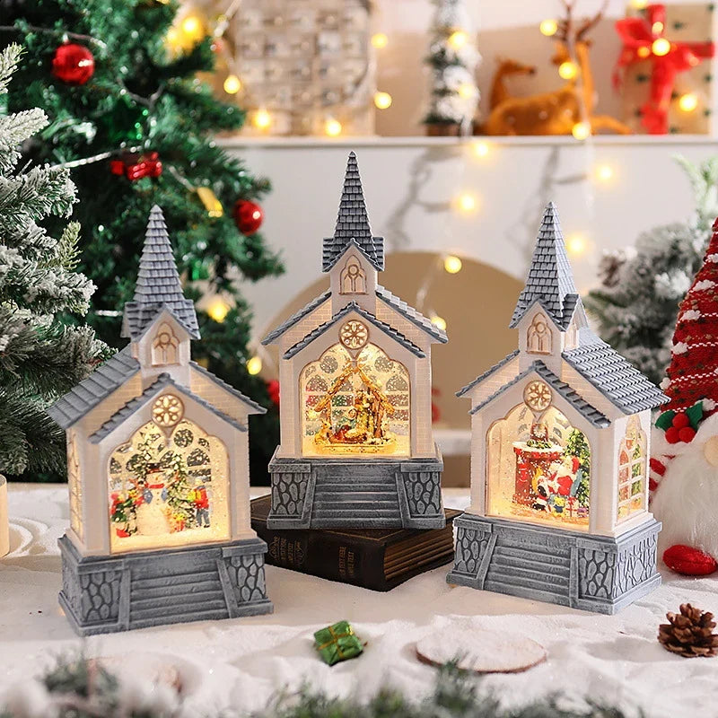 Illuminated Christmas Decoration Warm Integrated Lighting Durable Design