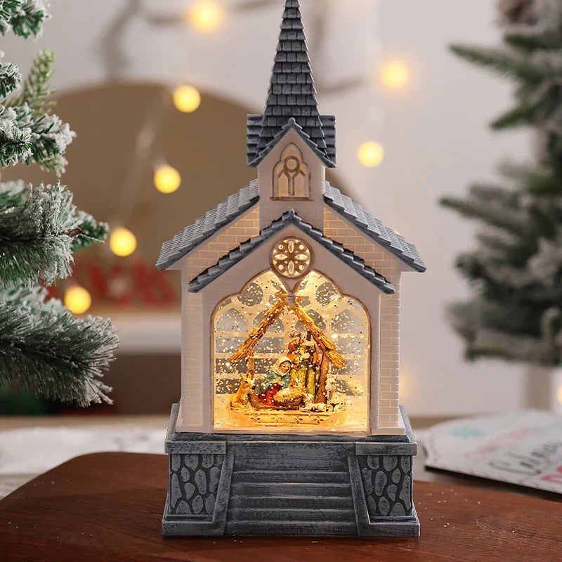 Illuminated Christmas Decoration Warm Integrated Lighting Durable Design