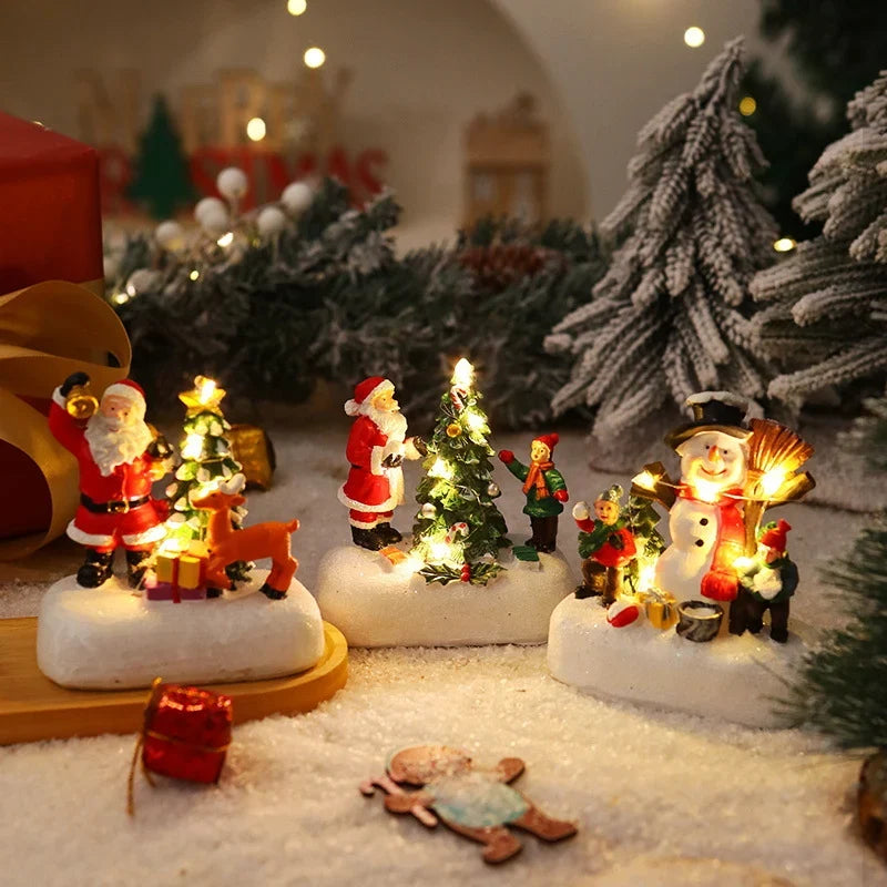Illuminated Christmas Figure Integrated Warm LED Glow