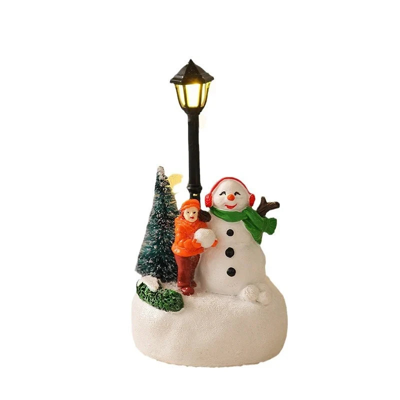 Illuminated Christmas Figure Integrated Warm LED Glow