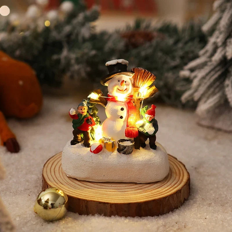 Illuminated Christmas Figure Integrated Warm LED Glow