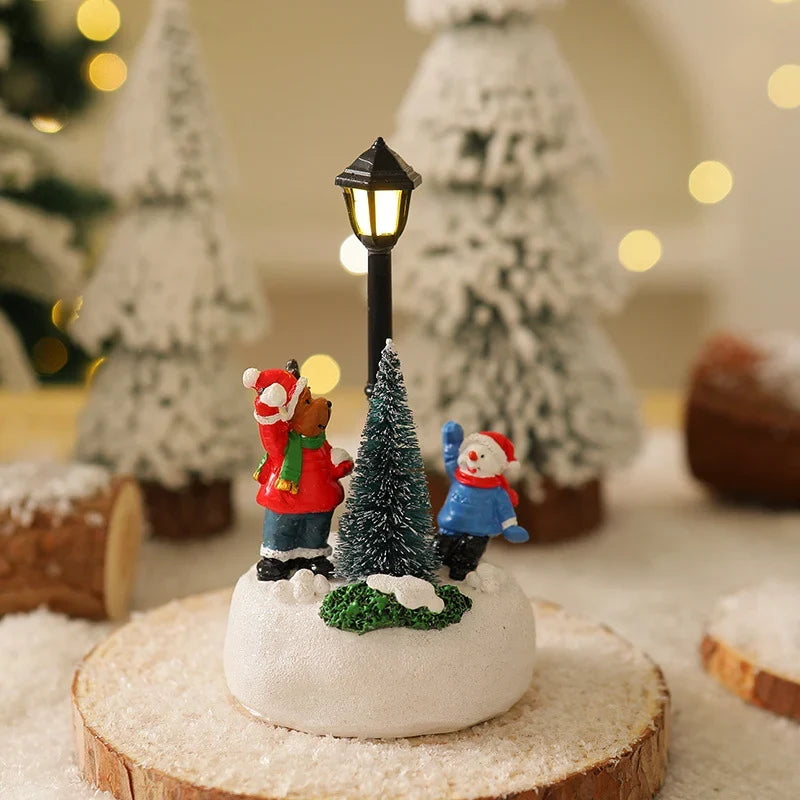Illuminated Christmas Figure Integrated Warm LED Glow