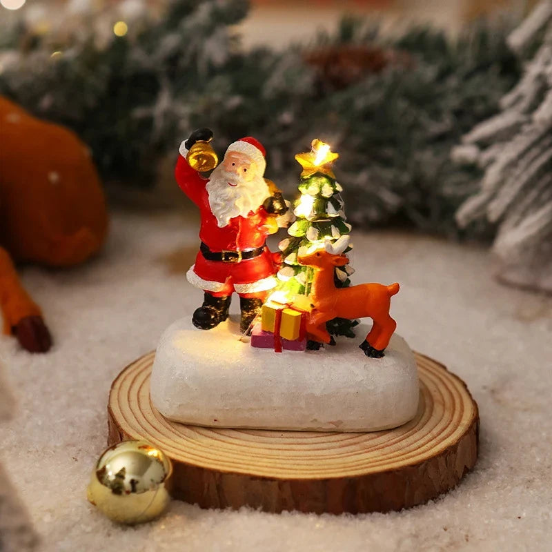 Illuminated Christmas Figure Integrated Warm LED Glow