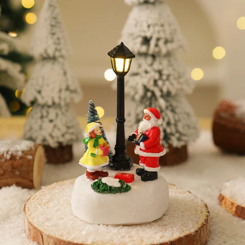 Illuminated Christmas Figure Integrated Warm LED Glow