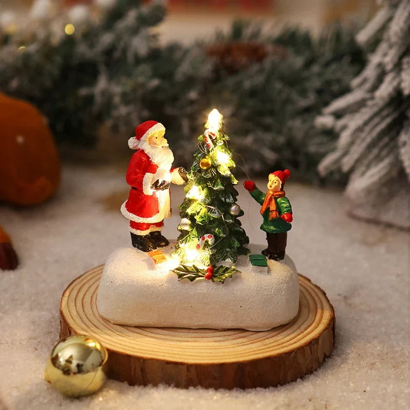 Illuminated Christmas Figure Integrated Warm LED Glow