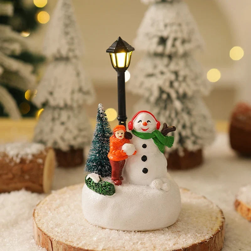 Illuminated Christmas Figure Integrated Warm LED Glow